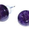 Amethyst stud earrings Amethyst stud earrings