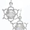 1.25″ Lotus rainbow moonstone earrings 1.25″ Lotus rainbow moonstone earrings