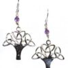1.25″ tree amethyst earrings 1.25″ tree amethyst earrings