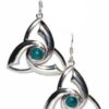 Triquetra chrysocolla earrings Triquetra chrysocolla earrings