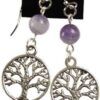 Amethyst Tree of Life earrings Amethyst Tree of Life earrings