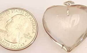 1″ Citrine natural heart