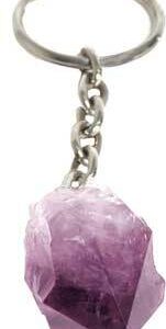 Amethyst keychain