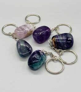 Fluorite keychain