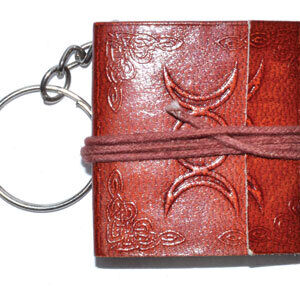 1 3/4″ x 2″ Triple Moon journal key chain