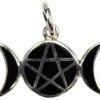 Pentagram Moons sterling silver Pentagram Moons sterling silver