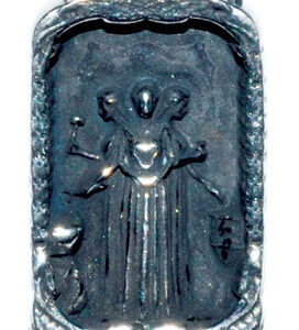 Saint Brigid pewter