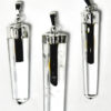 Quartz w tourmaline pendant Quartz w tourmaline pendant