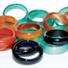 (set of 100) 6mm Rounded Agate rings (set of 100) 6mm Rounded Agate rings