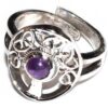 Tree amethyst adjustable ring Tree amethyst adjustable ring