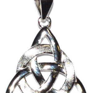 5/8″ Triquetra sterling pendant