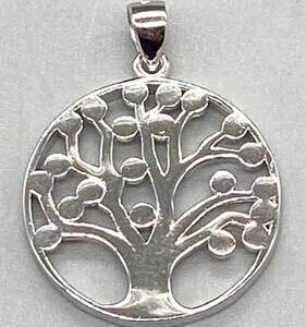 7/8″ Tree of Life sterling