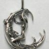 Woman Facing Moon pendant Woman Facing Moon pendant