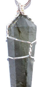 Labradorite wire wrapped point