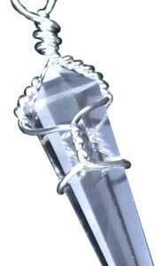 Wire Wrapped Clear Quartz Point
