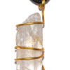 Quartz wire wrapped pendant Quartz wire wrapped pendant