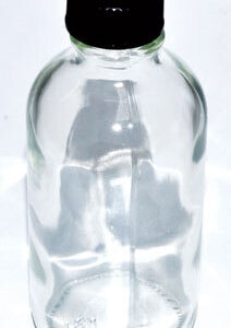 Clear 4oz Glass Bottle & Cap