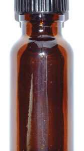 Amber Glass Bottle 1/2 oz