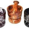 3 3/4″ assorted mortar and pestle set 3 3/4″ assorted mortar and pestle set
