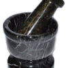 2 1/2″ Black mortar and pestle set 2 1/2″ Black mortar and pestle set