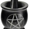 3″ Pentagram mortar and pestle set 3″ Pentagram mortar and pestle set