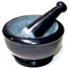 5″ Black soapstone mortar and pestle set 5″ Black soapstone mortar and pestle set