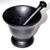 4 1/4″ Cast Iron mortar and pestle set 4 1/4″ Cast Iron mortar and pestle set
