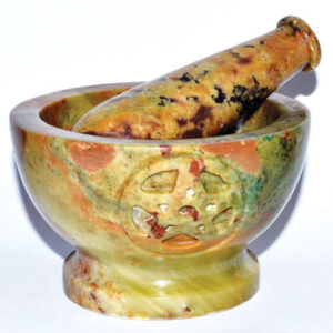 3 Pentagram  mortar and pestle set
