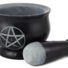Black Pentagram mortar & Pestle set Black Pentagram mortar & Pestle set