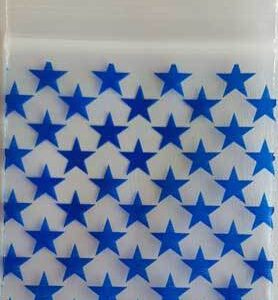 Blue Stars ReSealable bags 2″ x 2″ 100/pkg 2.5mil