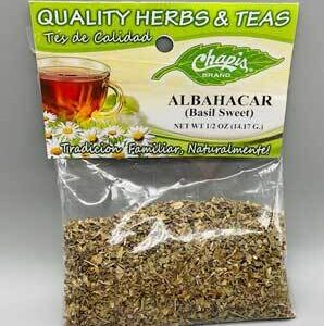 1/2oz Albahacar chapis tea (basil sweet)