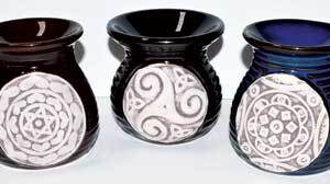 3 1/2″ Ethnic Symbols oil diffuser (set of 3)