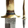 Bone Damascus athame Bone Damascus athame