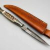 8 1/2″ Slim Stag Damascus athame 8 1/2″ Slim Stag Damascus athame