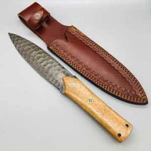 12″ Flint Spear Damascus athame