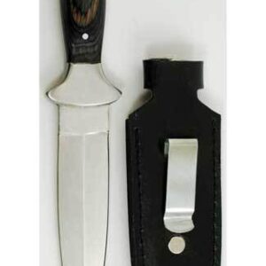 Black Faux Wooden Handled athame 9″