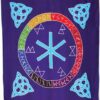 Rune Mother altar cloth or scarve 36″ x 36″ Rune Mother altar cloth or scarve 36″ x 36″