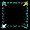 Moon Cat altar cloth or scarve 36″ x 36″ Moon Cat altar cloth or scarve 36″ x 36″