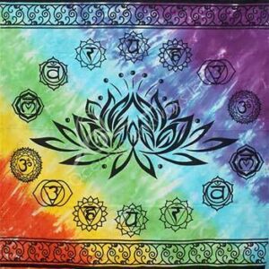 36″ x 36″ Chakra Lotus altar cloth