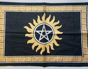 13″x19″ Pentagram altar cloth