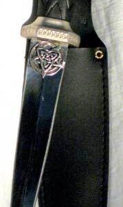 Triquetra Pentagram athame