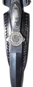 Rune Triquetra athame