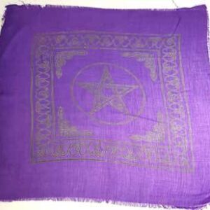 Pentagram altar cloth 18″ x 18″