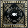 24″x24″ Triple Moon Pendulum/ Ouija altar cloth