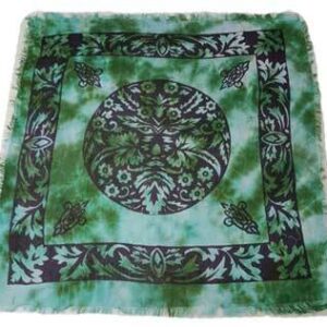 18″x18″ Green Man altar cloth