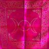 21″ x 21″ Pink Triple Moon altar cloth
