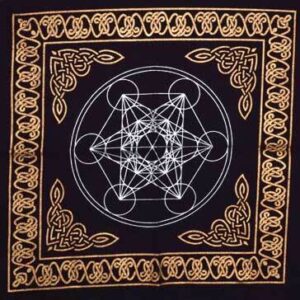 18″x18″ Metatrons Cube altar cloth