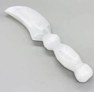 10″ Selenite athame