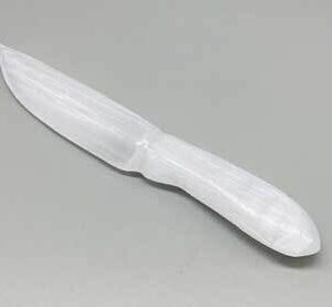 7 1/2″ Selenite athame