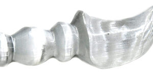 6″ Selenite Crescent athame